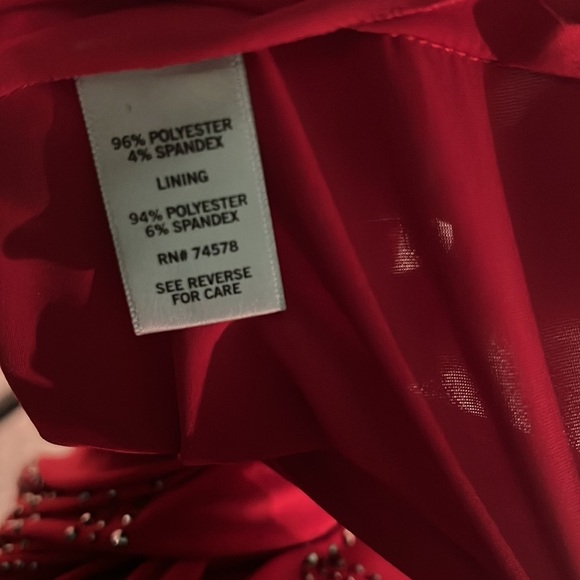 CACHE Short Red Gown Size L - Picture 6 of 7